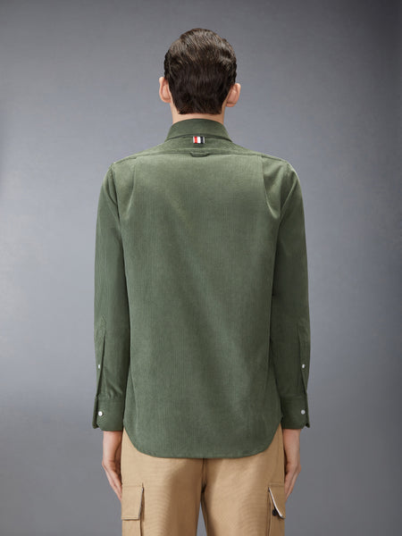 WALE CORDUROY SHIRT LT GREEN