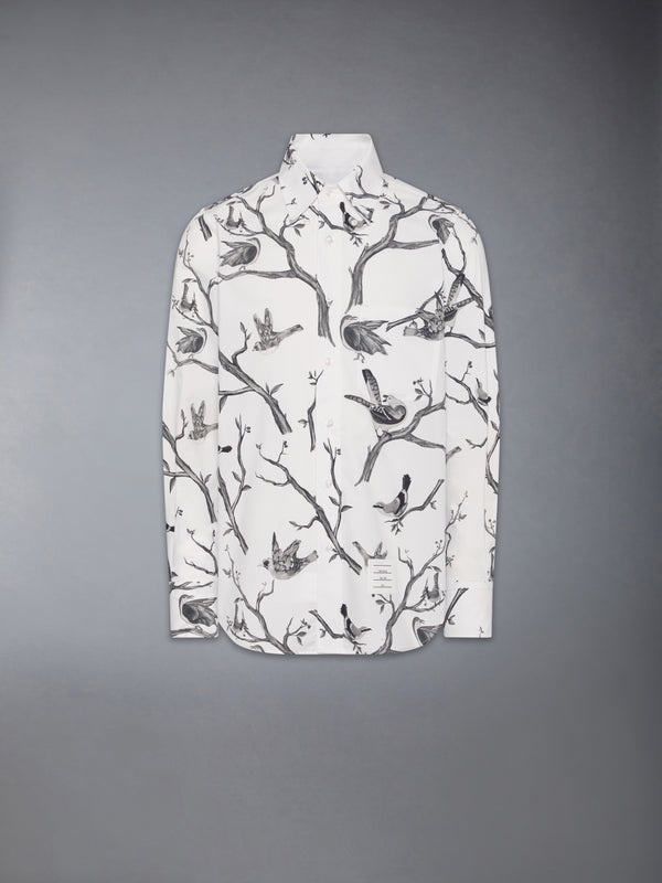 POPLIN BIRD TOILE PRINTED SHIRT - featured image