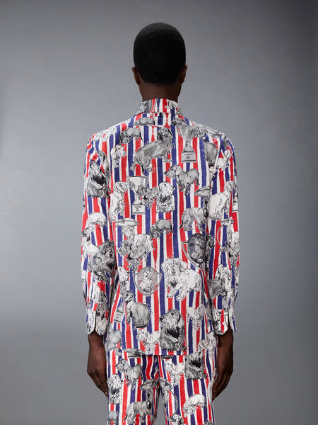 POPLIN HECTOR TOILE SHIRT RWBWHT