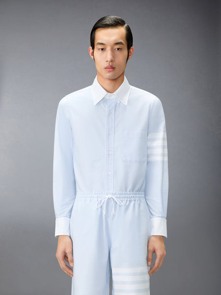 OXFORD 4-BAR SHIRT LIGHT BLUE