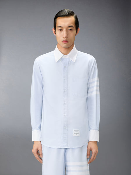OXFORD 4-BAR SHIRT LIGHT BLUE