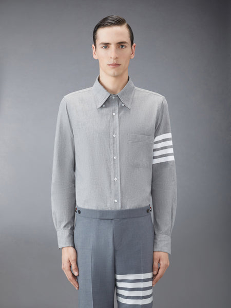 CHAMBRAY 4-BAR SHIRT MED GREY