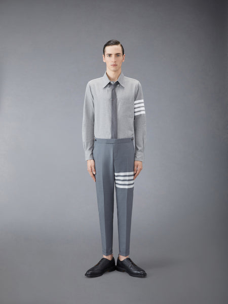 CHAMBRAY 4-BAR SHIRT MED GREY