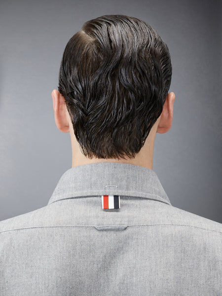 CHAMBRAY 4-BAR SHIRT MED GREY