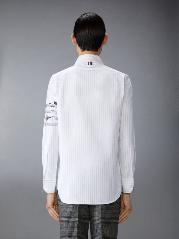GEESE 4-BAR PINSTRIPE OXFORD SHIRT - image 3