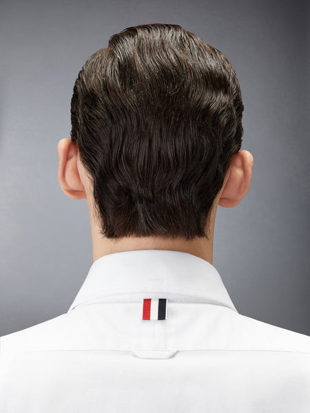 OXFORD BLANKET STITCH DEGRADE SHIRT WHITE