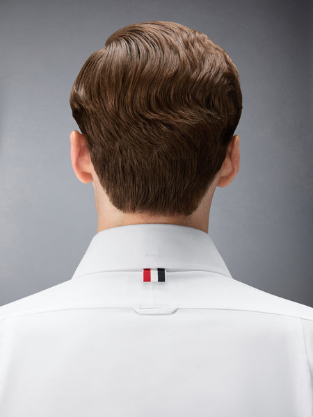 HECTOR CREST EMBROIDERY OXFORD SHIRT WHITE
