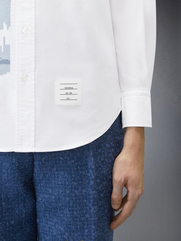 SCENIC SAILBOAT AND SHARK OXFORD SHIRT - image 5