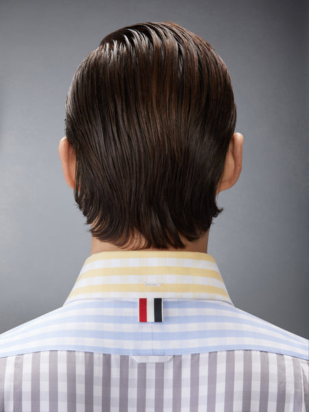 GINGHAM CHECK POPLIN FUNMIX SHIRT FUNMIX