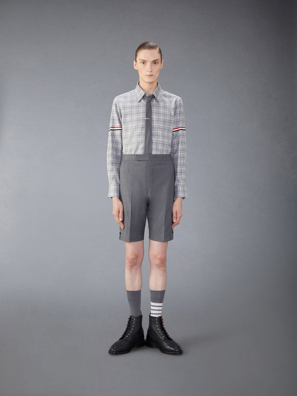 CHECK COTTON FLANNEL ARMBAND SHIRT - image 4