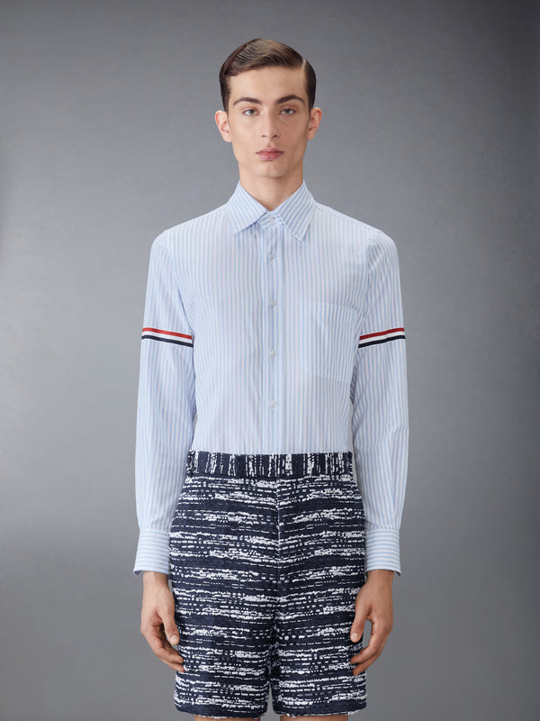 MADRAS COTTON ARMBAND SHIRT - image 1