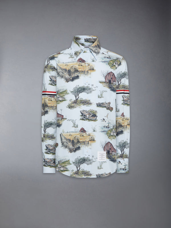 SCENIC TOILE COTTON POPLIN SHIRT - featured image