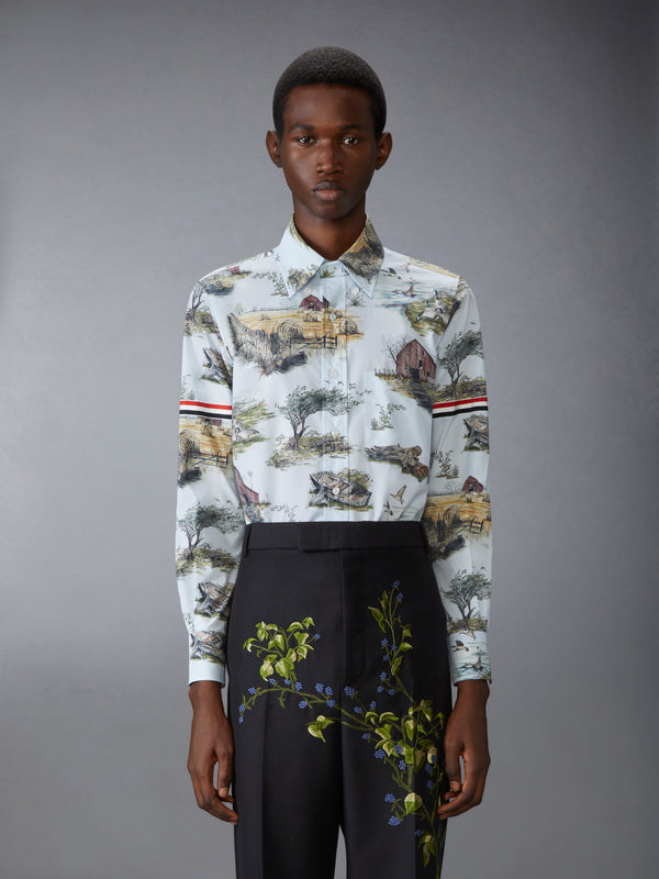 SCENIC TOILE COTTON POPLIN SHIRT - image 1