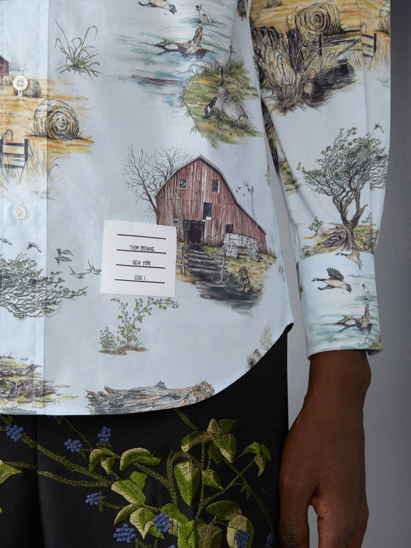 SCENIC TOILE COTTON POPLIN SHIRT - image 6