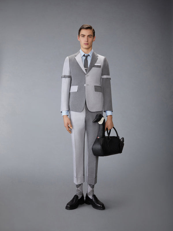 GINGHAM CHECK POPLIN ARMBAND SHIRT - image 4