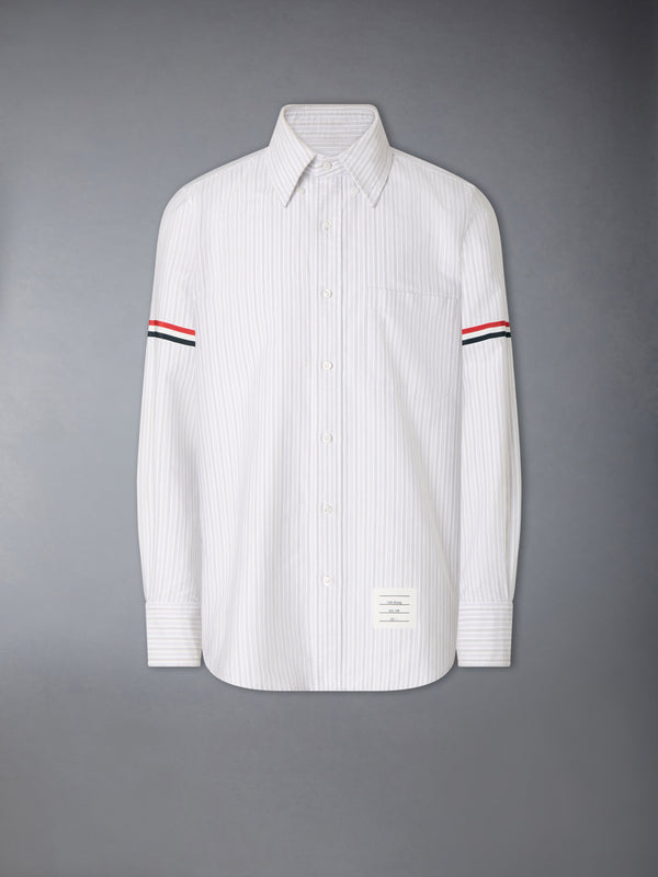 STRIPED OXFORD ARMBAND SHIRT - featured image
