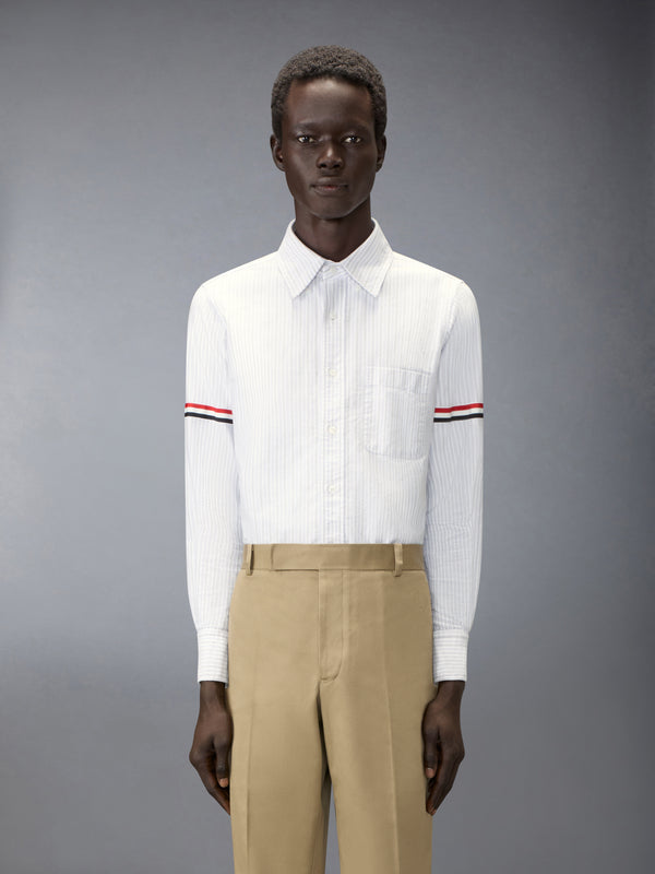 STRIPED OXFORD ARMBAND SHIRT - image 1