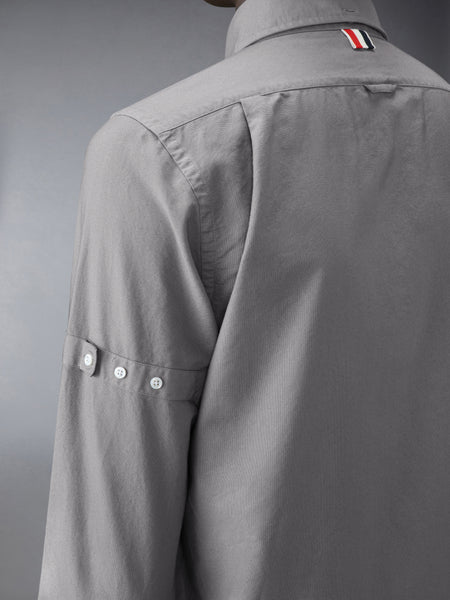 OXFORD ARMBAND SHIRT MED GREY