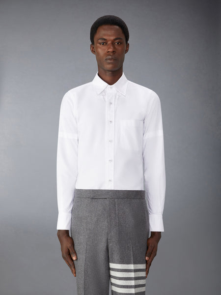 OXFORD SELF ARMBAND SHIRT WHITE