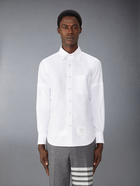 OXFORD SELF ARMBAND SHIRT WHITE