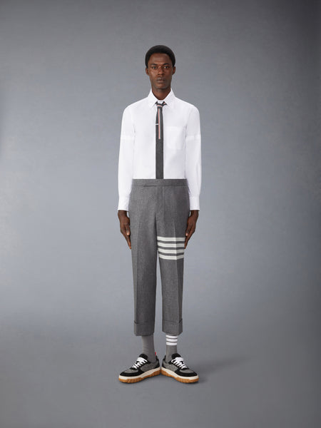 OXFORD SELF ARMBAND SHIRT WHITE