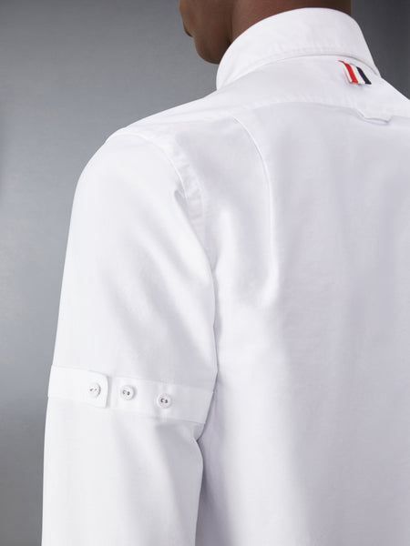 OXFORD SELF ARMBAND SHIRT WHITE