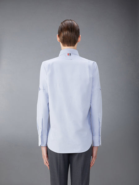 OXFORD SELF ARMBAND SHIRT LIGHT BLUE