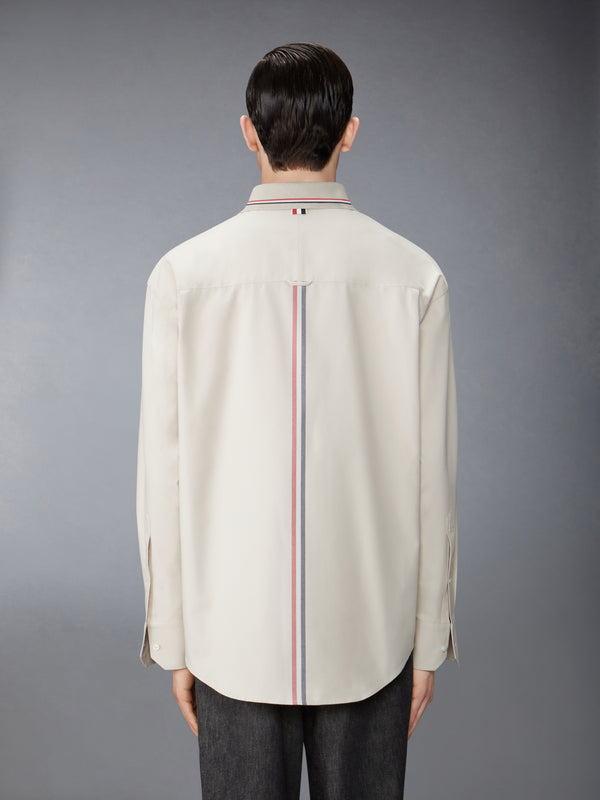 STRIPE COTTON FLANNEL OVERSIZED SHIRT - image 2