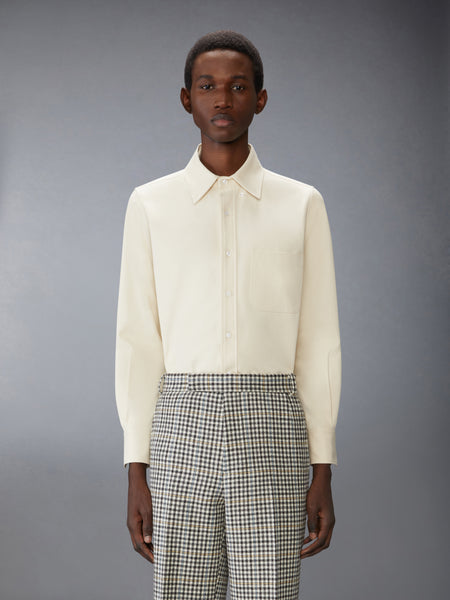 DENIM STRAIGHT FIT SHIRT WHITE