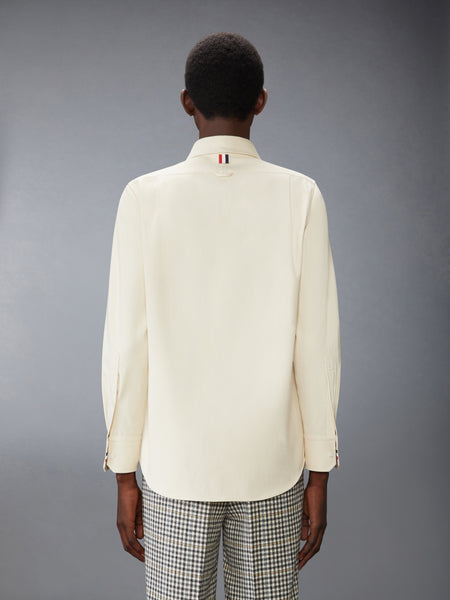 DENIM STRAIGHT FIT SHIRT WHITE