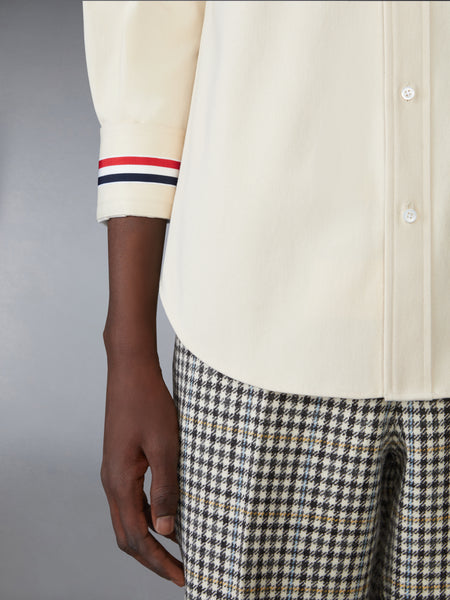 DENIM STRAIGHT FIT SHIRT WHITE