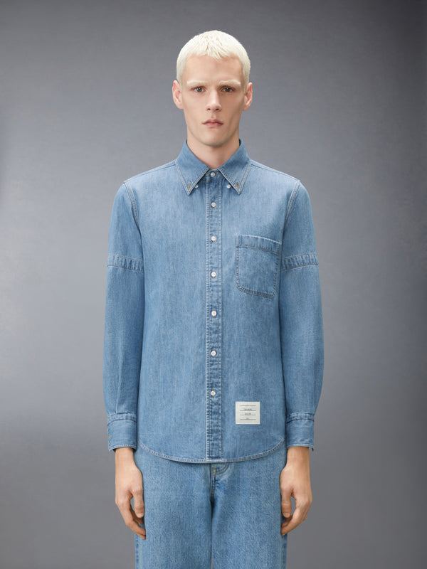 DENIM ARMBAND SHIRT - image 2