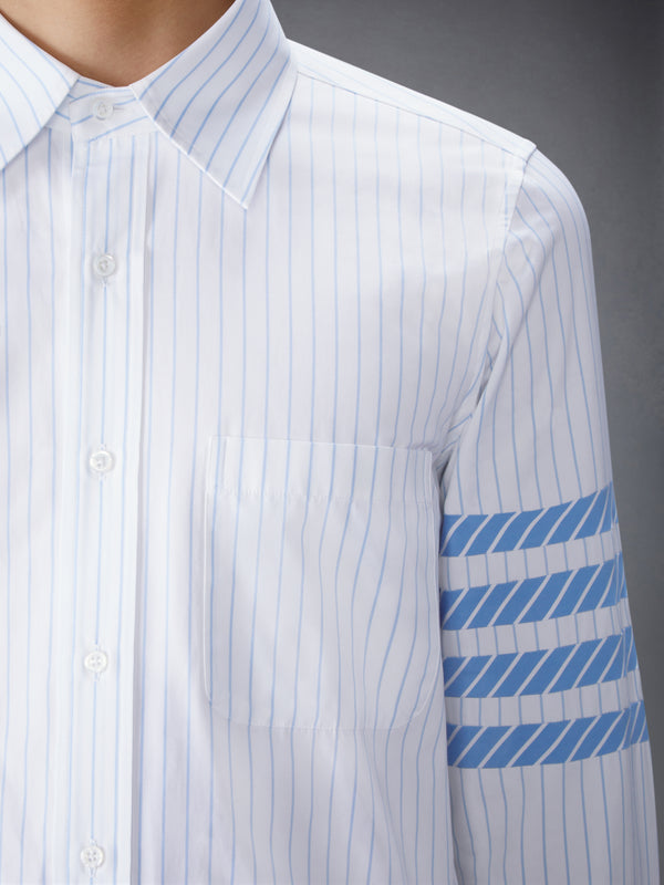 PINSTRIPE POPLIN 4-BAR  SHIRT - image 6