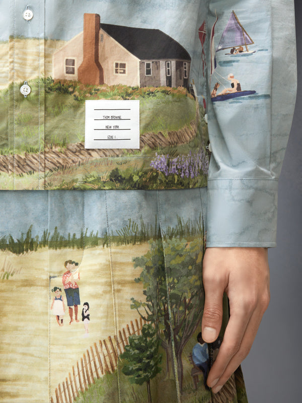 POPLIN NANTUCKET SCENIC UTILITY SHIRT - image 6
