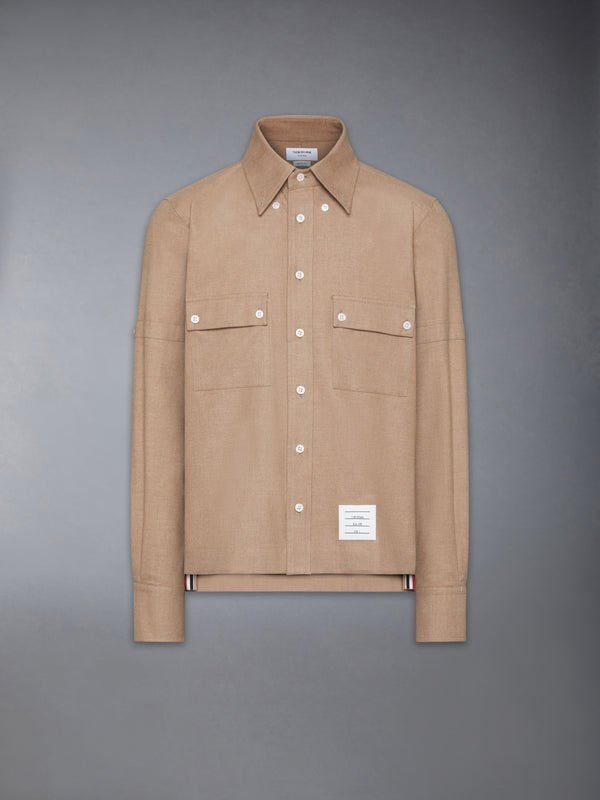 COTTON FLANNEL UTILITY SHIRT - featured image