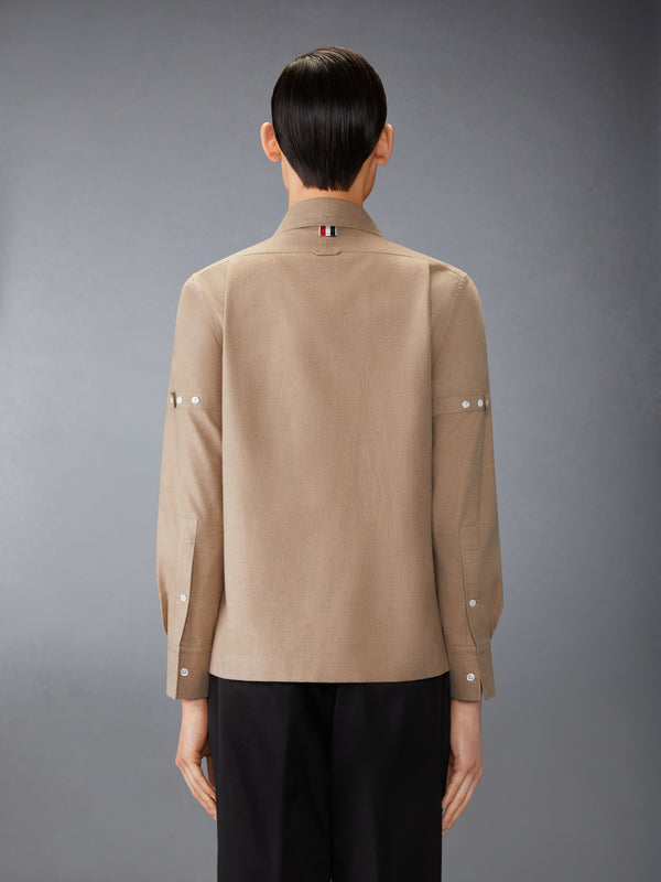 COTTON FLANNEL UTILITY SHIRT - image 2