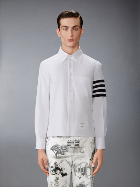 OXFORD 4-BAR SHIRT WHITE