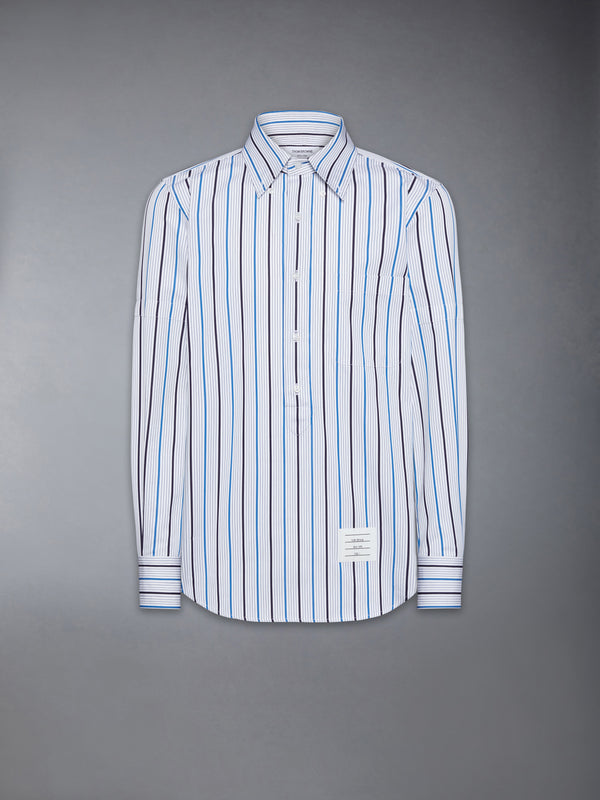 STRIPED POPLIN ARMBAND POPOVER ARMBAND SHIRT - featured image