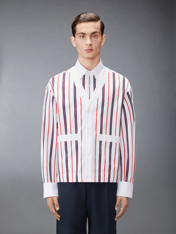 REPP STRIPE POPLIN SHIRT - image 1