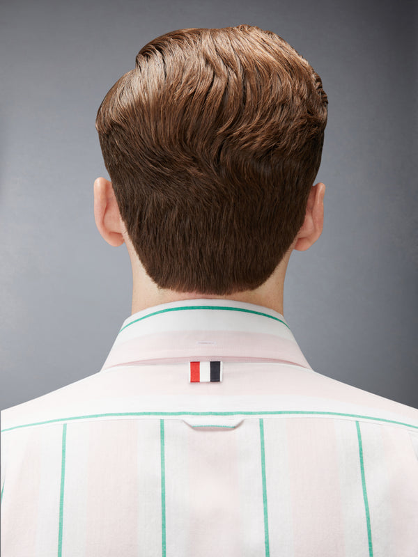 MADRAS COTTON CLASSIC STRIPE ARMBAND SHIRT - image 7