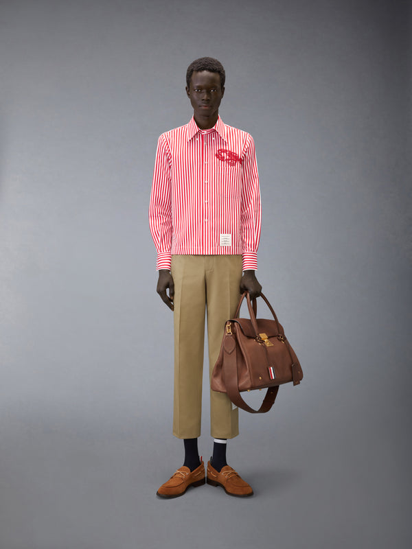 POPLIN UNIVERSITY STRIPE LOBSTER SHIRT - image 3