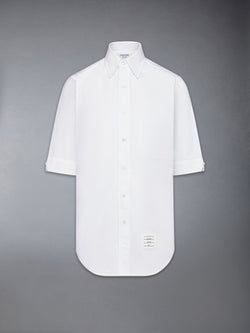OXFORD GROSGRAIN PLACKET SHORT SLEEVE SHIRT