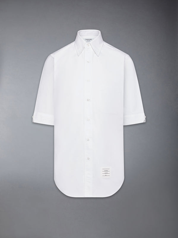 OXFORD GROSGRAIN PLACKET SHORT SLEEVE SHIRT - featured image