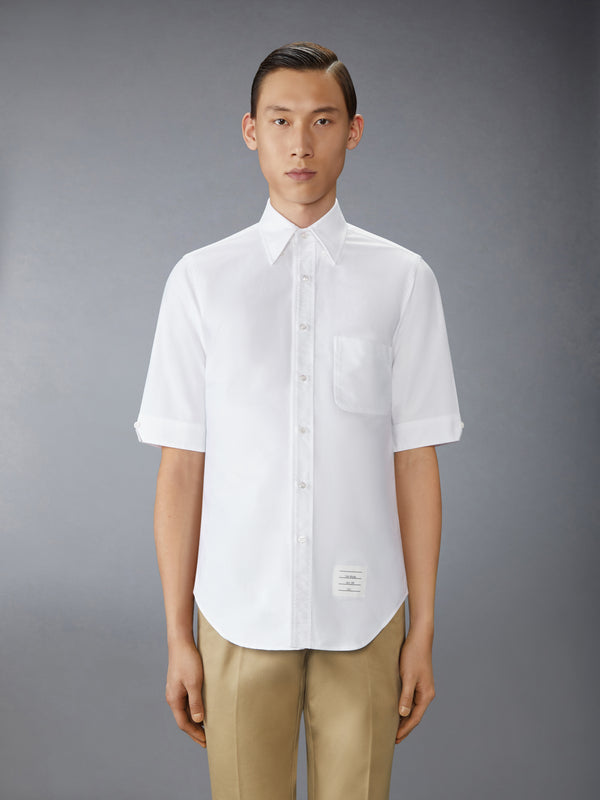 OXFORD GROSGRAIN PLACKET SHORT SLEEVE SHIRT - image 3