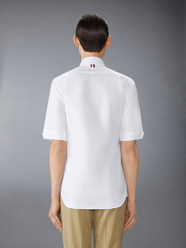 OXFORD GROSGRAIN PLACKET SHORT SLEEVE SHIRT - image 4