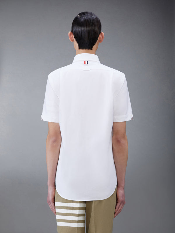 OXFORD SATIN WEAVE 4-BAR SHORT SLEEVE SHIRT - image 3