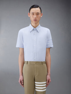 OXFORD SATIN WEAVE 4-BAR SHORT SLEEVE SHIRT