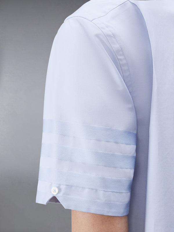 OXFORD SATIN WEAVE 4-BAR SHORT SLEEVE SHIRT - image 7