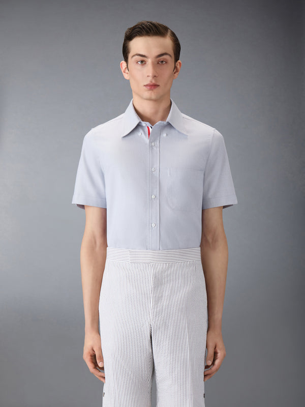 OXFORD GROSGRAIN PLACKET SHORT SLEEVE SHIRT - image 1