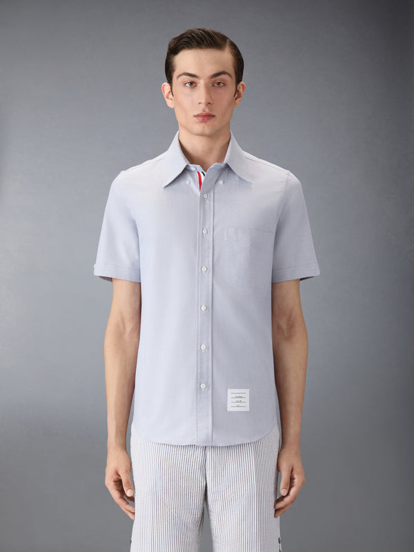 OXFORD GROSGRAIN PLACKET SHORT SLEEVE SHIRT - image 2
